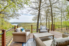 Lake-View Retreat with Fire Pit in Mountain Home!